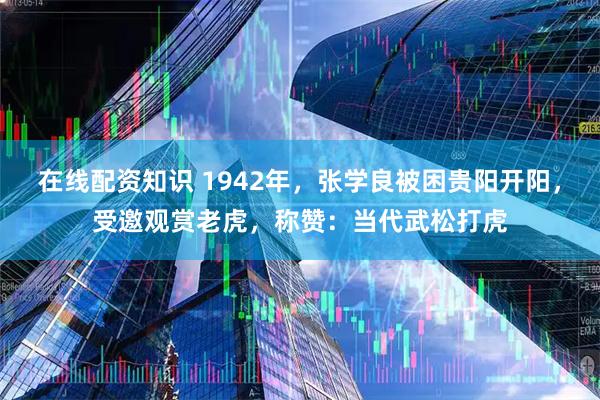 在线配资知识 1942年，张学良被困贵阳开阳，受邀观赏老虎，称赞：当代武松打虎